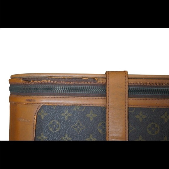 Louis Vuitton Vintage 1980’s Brown Monogram Travel Suitcase - Picture 11 of 11